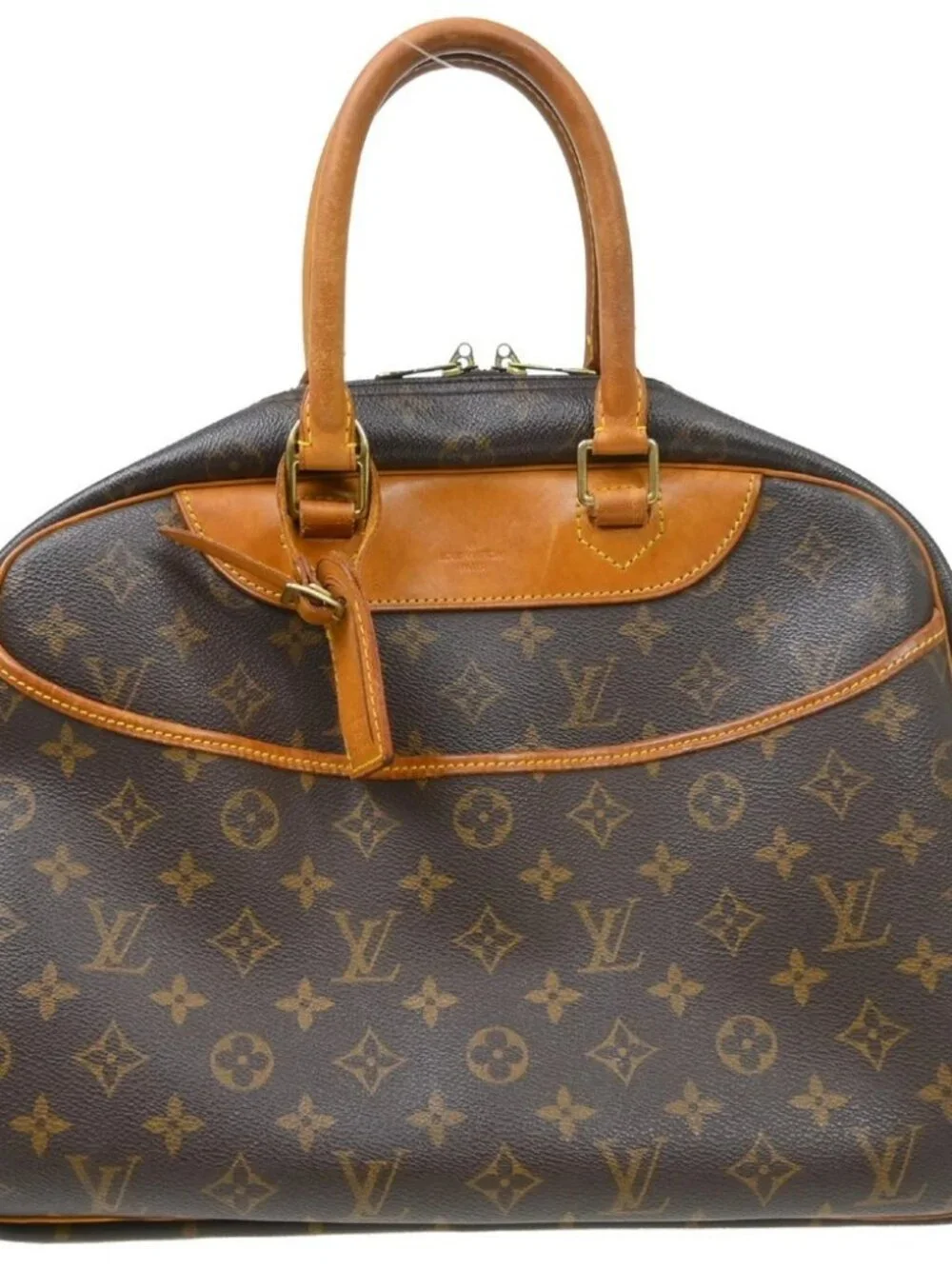 Louis Vuitton Deauville Bowling Vanity Handbag